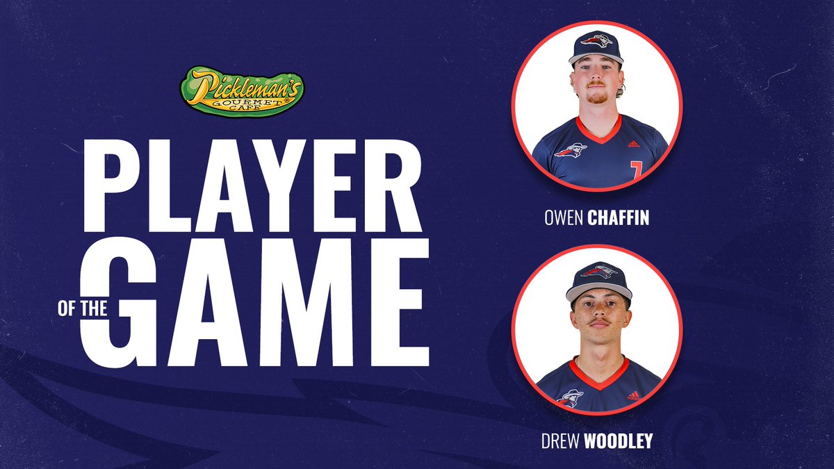 ⚾️ with 11 strikeouts in a 2-hit complete game shutout, and 2 homers and 5 RBIs, Owen Chaffin and Drew Woodley are your Game 4 Pickleman’s Co-Players of the Game! #FearTheNeer