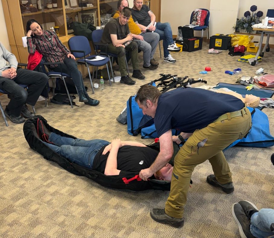 Another great day teaching fellow deer managers from throughout Scotland, the weather drove us inside for the day however, it did not dampen the mood.

Thanks to the Team for hosting the day 
Sika First Aid keeping it real 🫡

Sika First Aid
#plusforestry
#sikafirstaidtraining