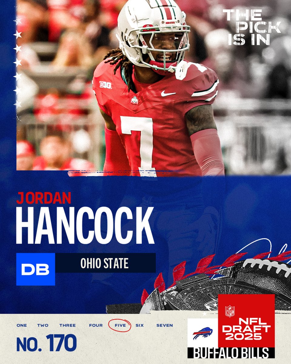 Welcome to Buffalo, @JordanHancock_!

#NFLDraft | #BillsMafia