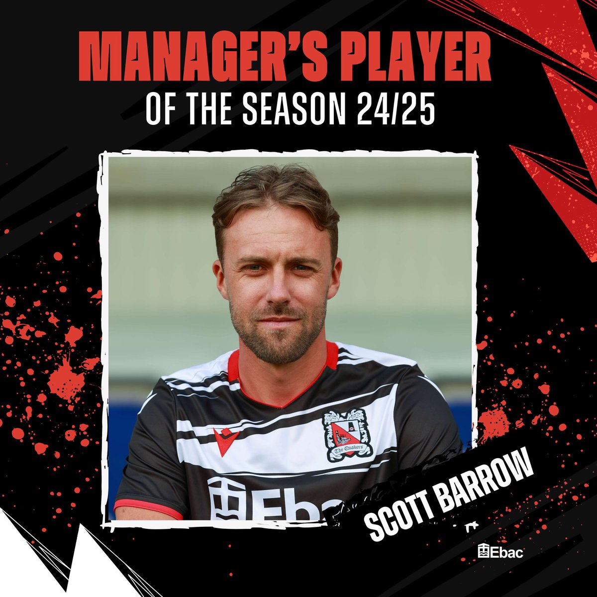Darlington FC (@official_darlo) on Twitter photo The final award, Manager’s Player of the Season, goes to...
<a href="/19Barrow10/">Scott Barrow</a> !
Well done, Scott!
#WeAreDarlo #YourClub The final award, Manager’s Player of the Season, goes to...
<a href="/19Barrow10/">Scott Barrow</a> !
Well done, Scott!
#WeAreDarlo #YourClub