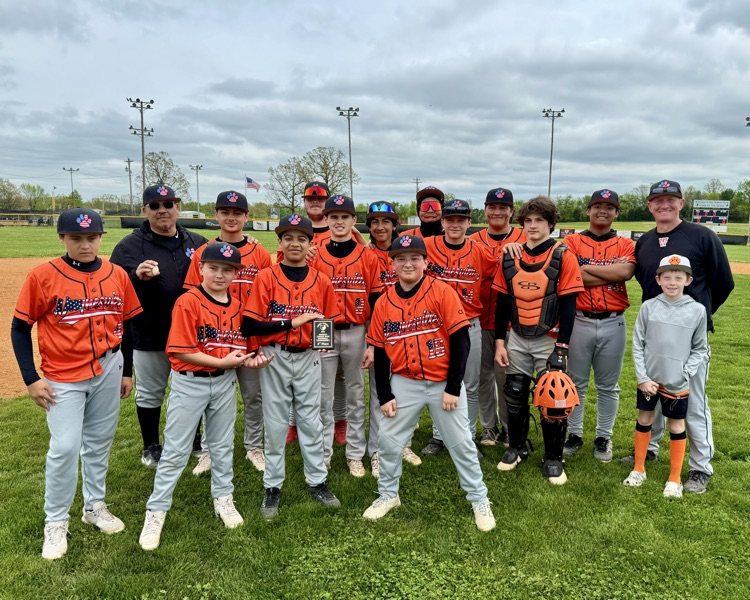 Congrats to the WMS Baseball Tigers on their 3rd place finish at the Conway Tournament!