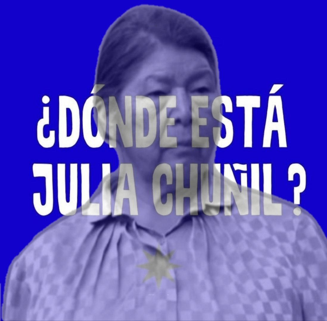 Chileokulto's tweet photo. ¿Dónde está Julia Chuñil Catricura?
#DondeEstaJuliaChuñil https://t.co/UBT20mOs8i