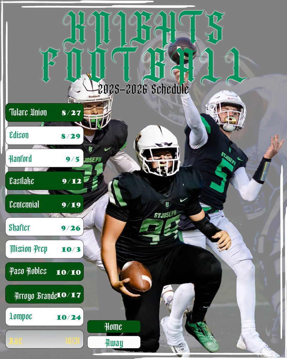 SJKnightsFB's tweet image. Every game is earned. No shortcuts. No handouts. Let’s work.
#KnightNation #avo #wearesj #sjhsknights