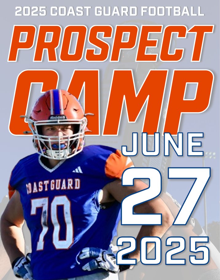 Do you want to SERVE your country? 
Do you want to get a WORLD-CLASS EDUCATION? 
Do you want to play COLLEGE FOOTBALL?  

Sign up for the 2025 Coast Guard Football Prospect Camp on June 27!  

students.arbitersports.com/programs/coast……