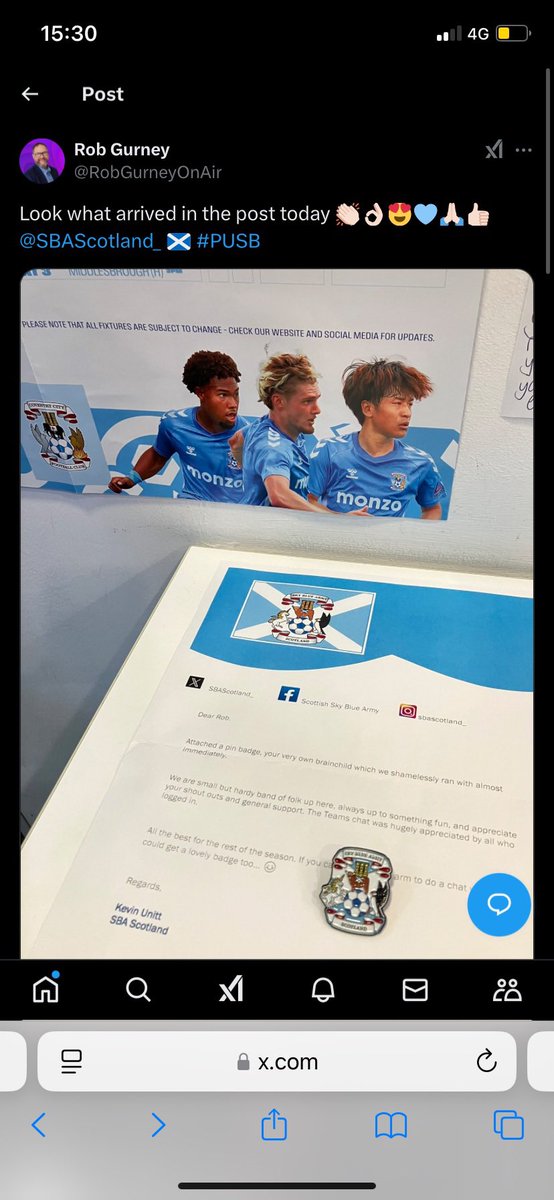 Kevin Unitt (@kevinunitt) on Twitter photo What started as an innocuous tweet under 2 years ago has morphed into a 40 strong <a href="/SBAScotland_/">Sky Blue Army Scotland</a> raising hundreds of pounds for good causes, social inclusion and forging real, lasting friendships so far from our Coventry homes. I’m proud of each and every one of them #PUSB #SBA What started as an innocuous tweet under 2 years ago has morphed into a 40 strong <a href="/SBAScotland_/">Sky Blue Army Scotland</a> raising hundreds of pounds for good causes, social inclusion and forging real, lasting friendships so far from our Coventry homes. I’m proud of each and every one of them #PUSB #SBA
