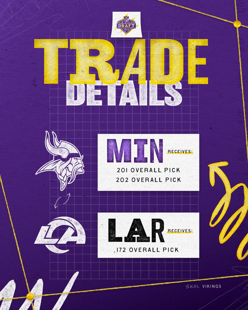 Moving back in a deal with the Rams 🤝