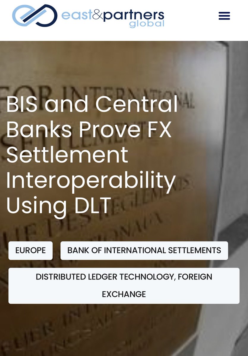 XRPXLMVERSE's tweet image. The Bank of International Settlements (#BIS) and Central banking partners have successfully demonstrated how wholesale payment systems such as Real-Time-Gross Settlement (RTGS) platforms can interoperate for #forex transactions through emerging tech like distributed ledger…