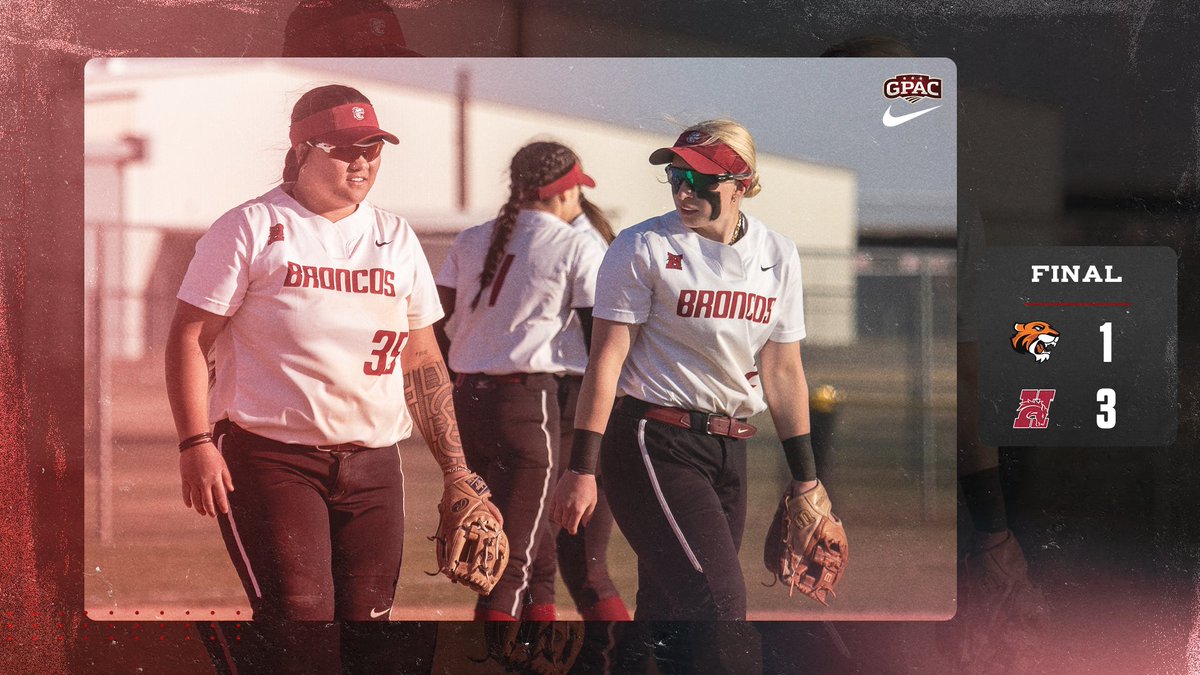 SOFTBALL: Game 1, Final

THAT'S A BRONCO WIN!