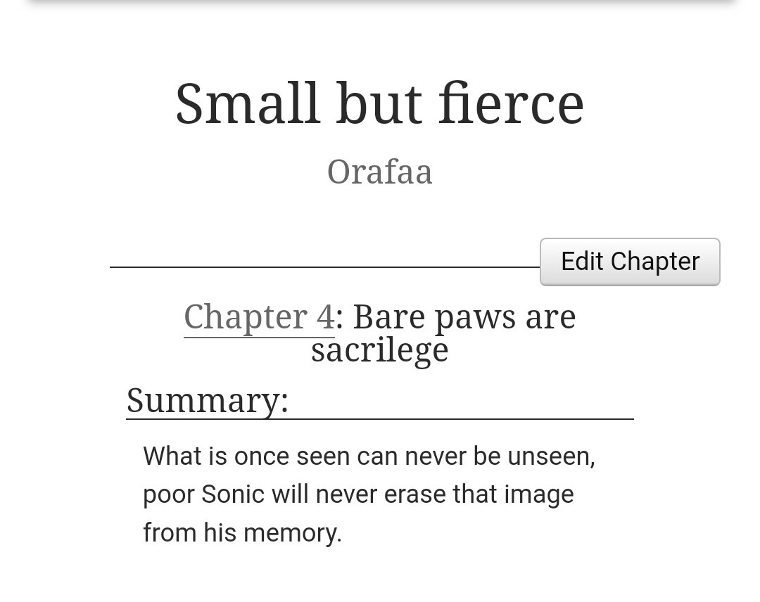 _Orafaa_'s tweet photo. A new chapter with #sonadow has appeared on #ao3
Linkโ https://t.co/3sxZsxSF7l
#SonicTheHedgehog #ShadowTheHedgehog #smallbutfierce #sonadowfanfiction #fanfiction #tails #knuckles #tomwachowski #maddiewachowski #AgentStone #fanfic #shadonic #sonicxshadow https://t.co/TcbopWpq3L