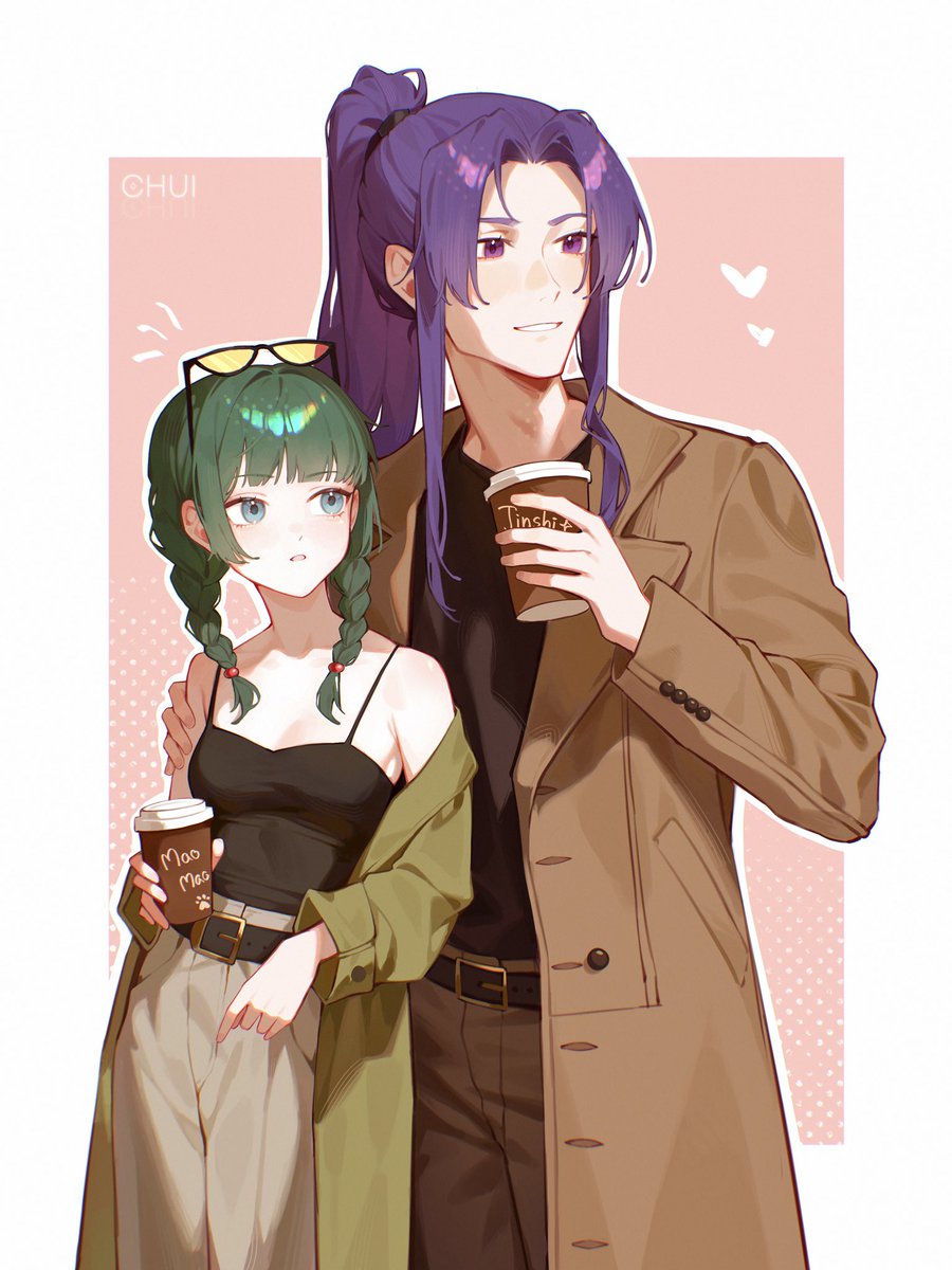 Chui__art's tweet photo. Maomao and Jinshi, an ICONIC couple✨
Seriously, I root for them as if it’s my own relationship 🥲
#kusuriyanohitorigoto #maomao #jinshi https://t.co/BxzP6einWl