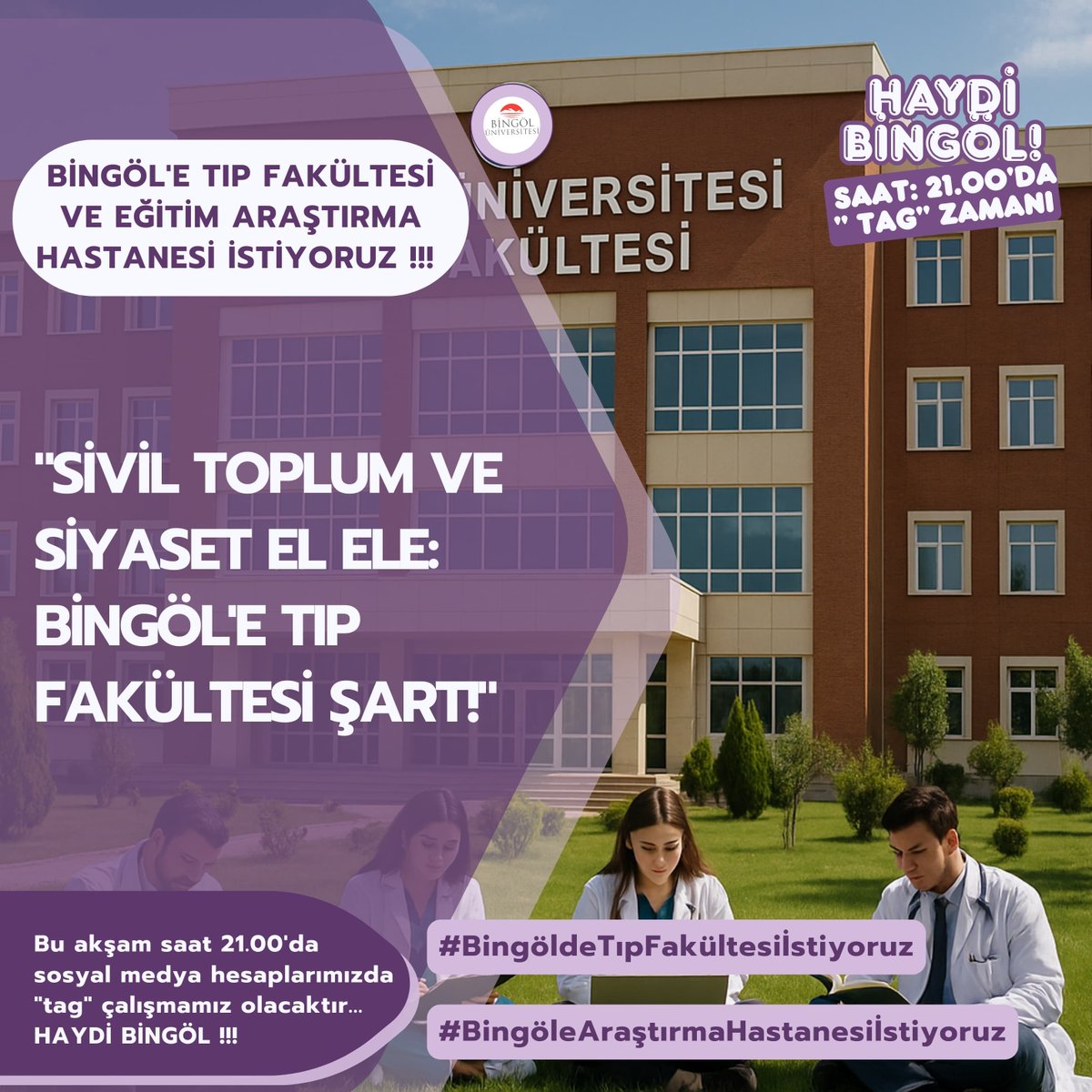 #BingöleTıpFakültesiVeEğitimAraştırma