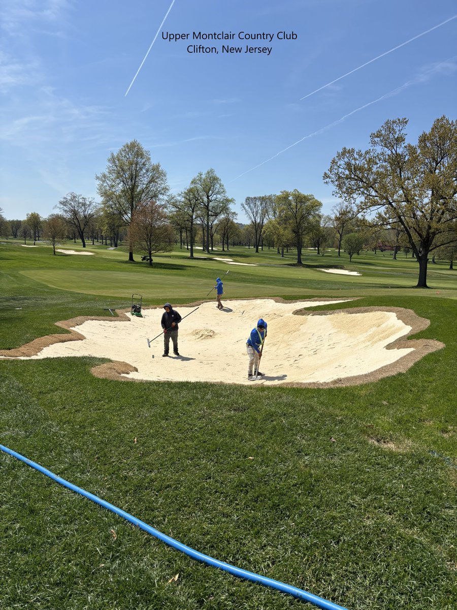 Another fine day touring Pro/Angle and Signature customers in North Jersey with Mitchell Products.    Montclair GC project underway with Signature 900, Upper Montclair CC putting the final touches on their Pro/Angle project, and Arcola CC preparing for their upcoming Pro/Angle