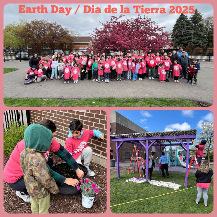 Earth Day 🌎 provided our <a href="/KomenskyLions/">Komensky School</a> with the opportunity to give back to the planet! We planted a new tree and fresh flowers and vegetables. We even added our pergola and recess shed a fresh coat of paint! 🌱🌸 <a href="/BerwynSouth100/">Berwyn South District 100</a> Pride, Curiosity, Global Responsibility 🦁