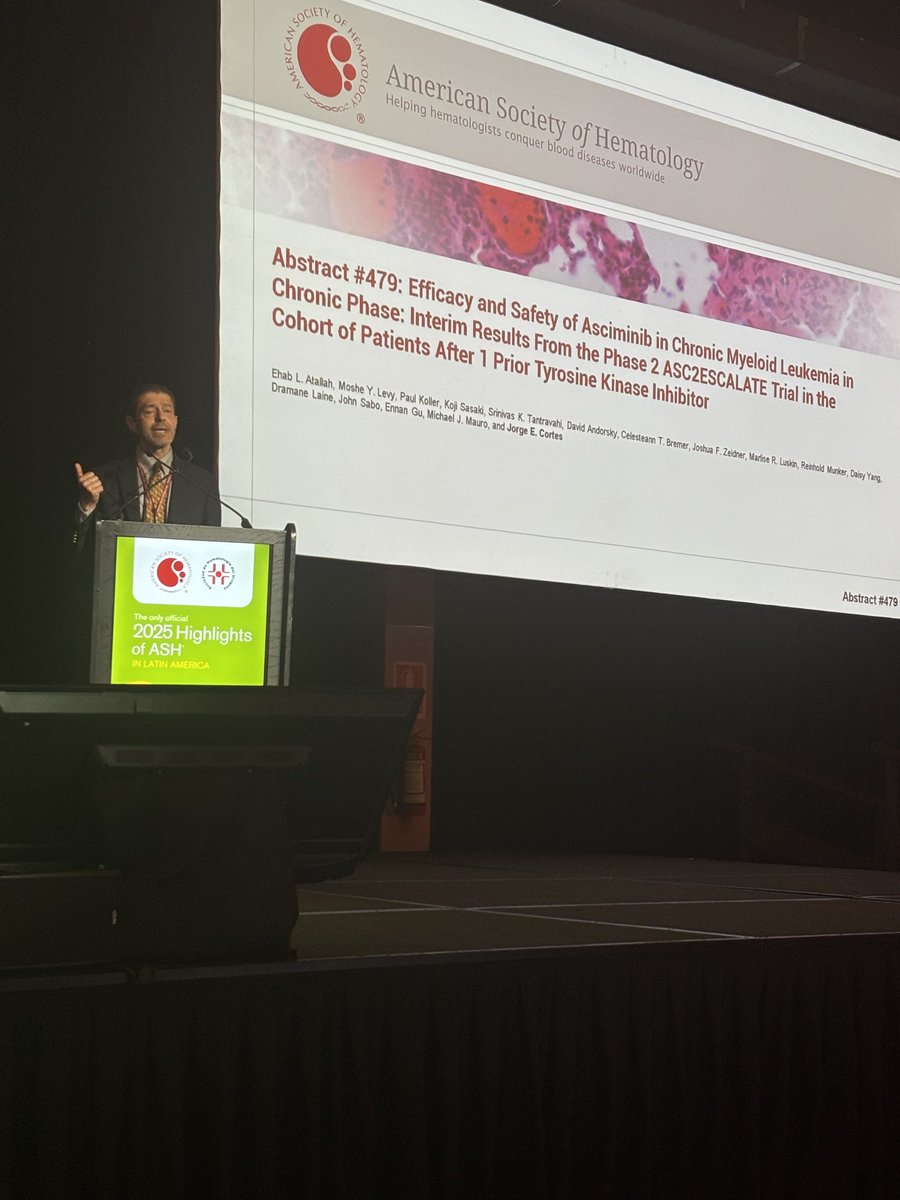 Jorge Cortes as always..,, nice presentation CML in Highlights of ASH.