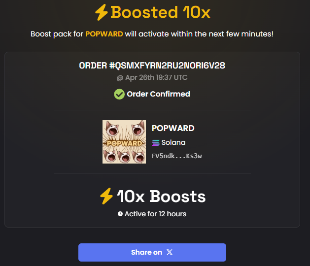 10x BOOST is now live!