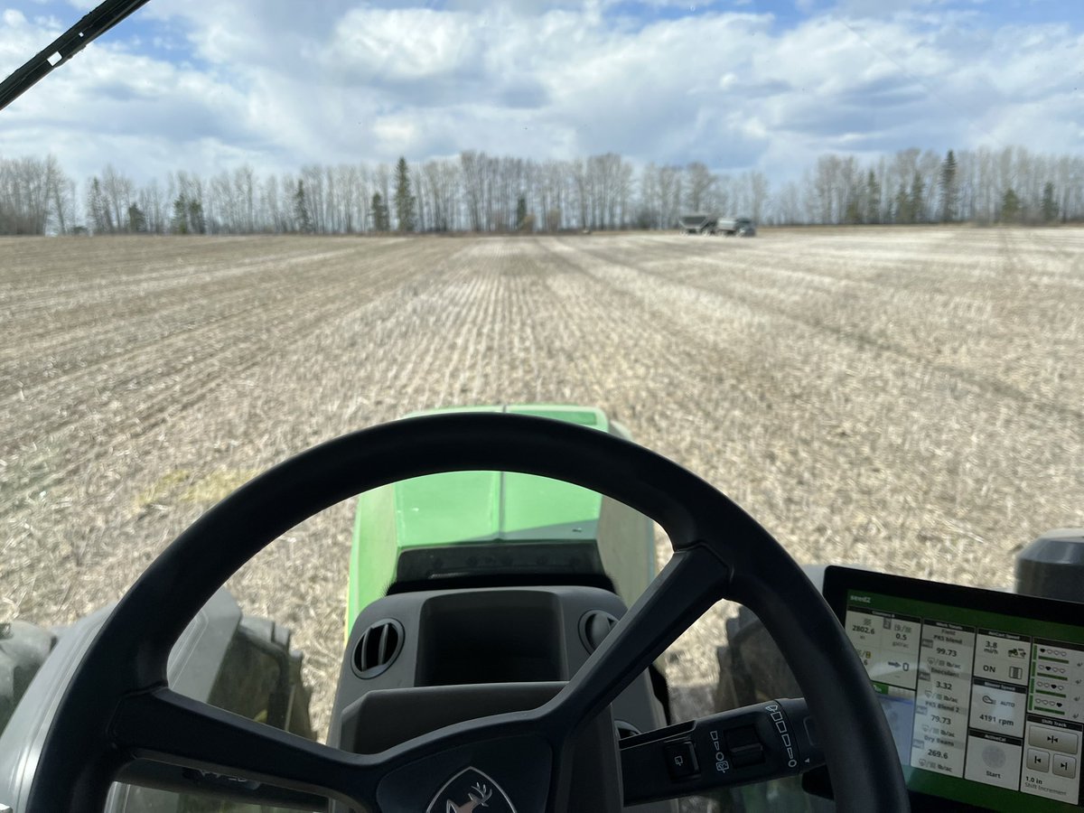 Shane Strydhorst 🧢 (@sstrydhorst) on Twitter photo You haven’t started seeding early enough unless there’s still a little snow on the ground, right?
Day two of #plant25, sowing another field of fababeans into great soil conditions.
#cdnag <a href="/AlbertaPulse/">AB Pulse Growers</a> You haven’t started seeding early enough unless there’s still a little snow on the ground, right?
Day two of #plant25, sowing another field of fababeans into great soil conditions.
#cdnag <a href="/AlbertaPulse/">AB Pulse Growers</a>