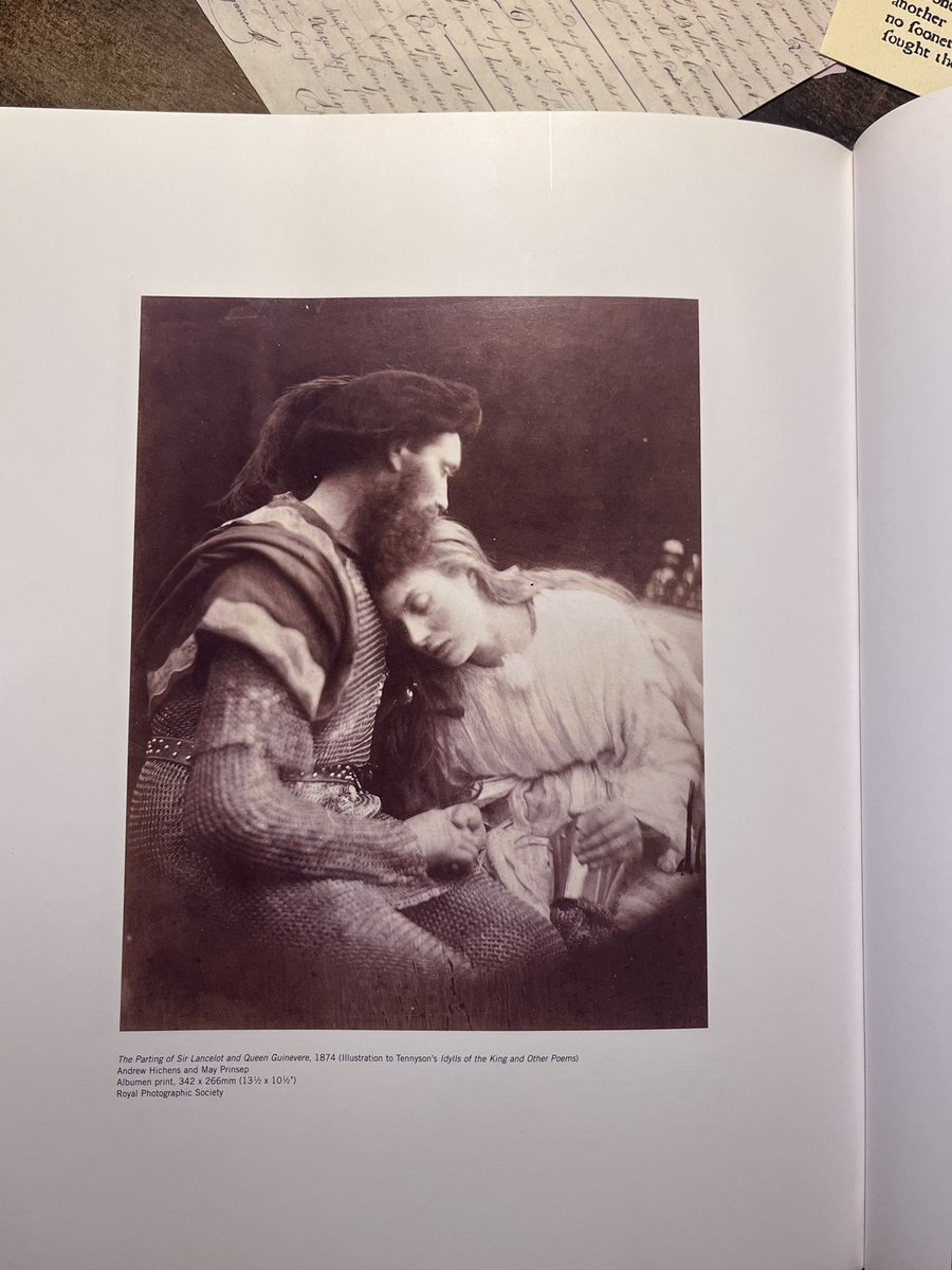 naiwallace's tweet image. Happened upon a physical copy of some of Julia Margaret Cameron’s photography in a charity shop, feeling like it’s my lucky day 🌸 I adore her illustrations to Tennyson