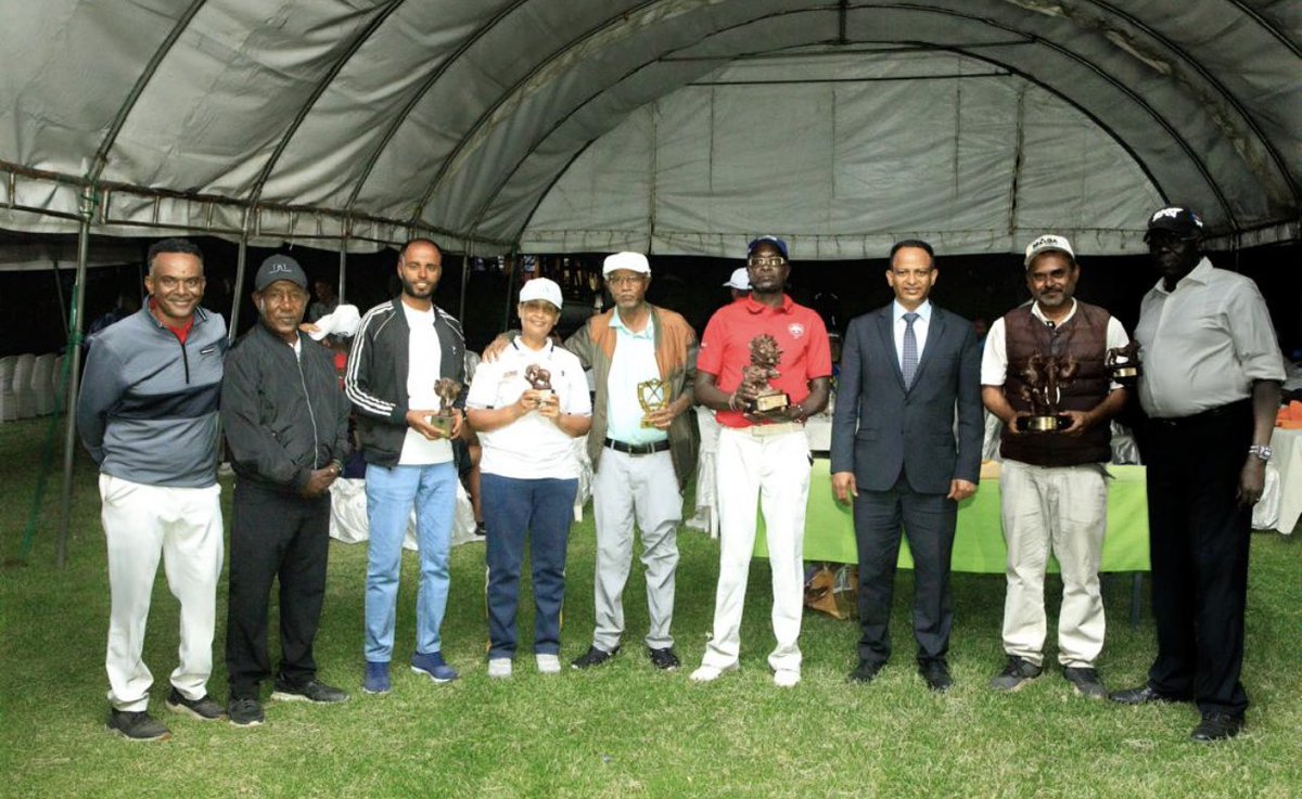 fitsumaregaa's tweet photo. Honored to welcome our Kenyan guests &amp; diaspora to #Ethiopia for a friendly golf match, celebrating our strong ties. Kudos to Amb. Bacha @ButaDubi for making this possible &amp; congrats to the winner! Golf unites us &amp; boosts tourism. Ethiopia is open for business, discover! https://t.co/gPZo1MRfWR