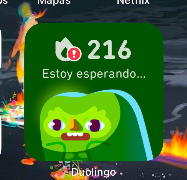 gothffic's tweet image. a veces me da miedo duolingo