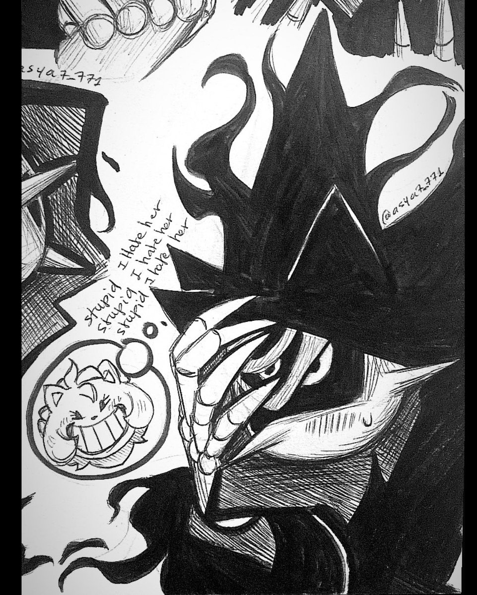 assiaallam58548's tweet photo. Amy is obviously easier to draw when it comes to expressions hm 

-Neo Grim Reaper &amp; Life Amy AU by me

#sonic #amyrose #metalsonic #neometalsonic #metamy #au https://t.co/jioba84seS