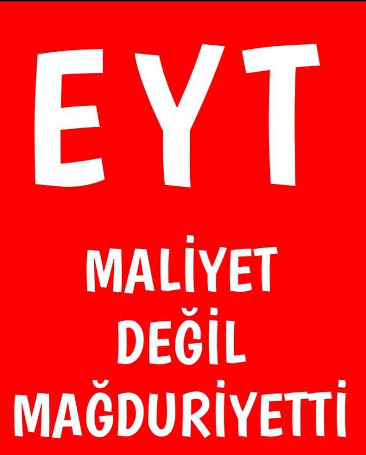 <a href="/cnnturk/">CNN TÜRK</a> #EYT maliyet değildi mağduriyetti
oda eksik çıktı zaten‼️

Ekonomideki başarısızlığın bahanesi olarak ve diğer mağduriyetlerin önünü kesmek için EYT yi kullanmaktan bıkmadınız galiba ...‼️

EYT KADAR TAŞ DÜŞSÜN KAFANIZA‼️

#AldılarYetkiyiEzdilerEmekliyi
#5000veKısmiEziyette