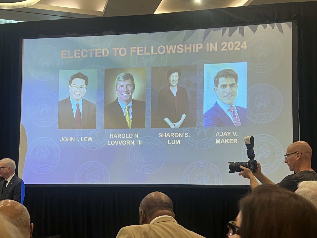 Maker_MD's tweet image. At the @AmerSurg meeting enjoying a lively discussion to maintain the tripartite mission of academic surgery. Honored to join this, the oldest of surgical societies, and indebted to those that helped me get here.