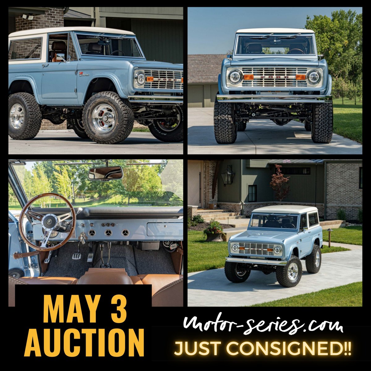Shined up like a new penny! Just consigned in our May 3rd Auction! Details at bidhenderson.com #Broncos #vintagebronco #classicbroncos