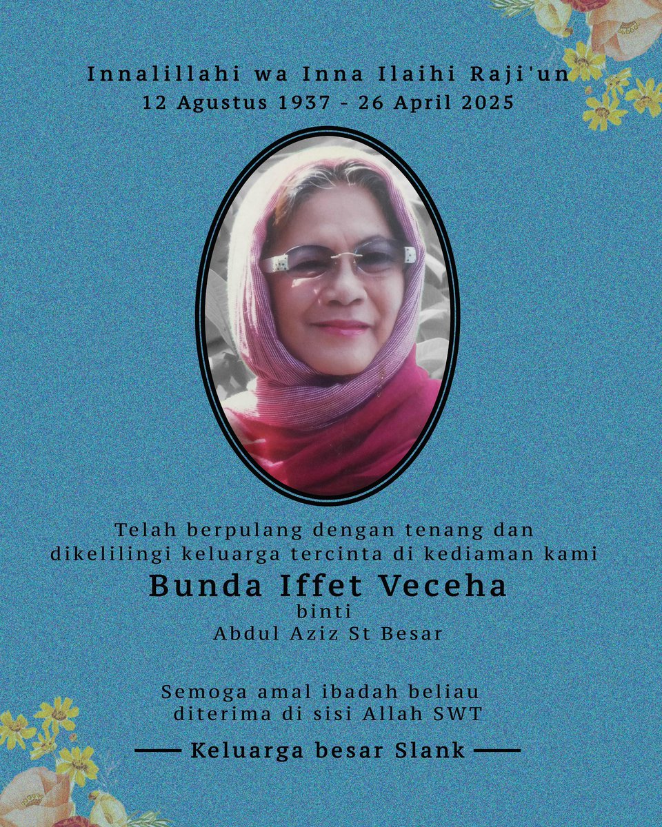 Dari kami yang berduka cita…💔🥀