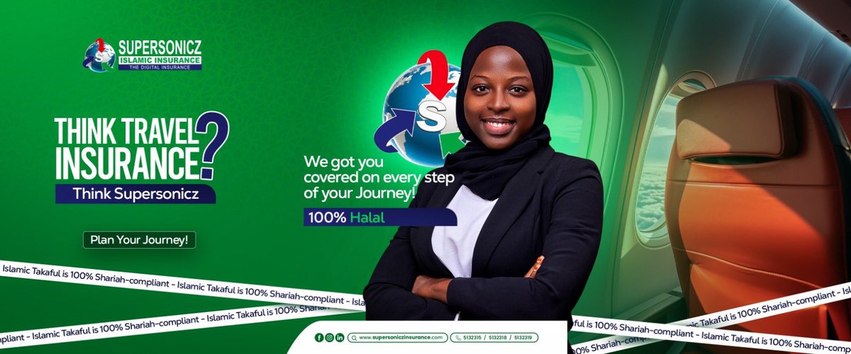 karara_hydara's tweet photo. Wherever you go, peace of mind should follow.
With Supersonicz Islamic Insurance, your journey is safe, secure, and 100% Halal!
Travel smart. Travel protected.
#ThinkSupersonicz #HalalTravel #TravelProtected #SafeJourney #SupersoniczInsurance #securewithtakaful https://t.co/DYEUa8PuO5