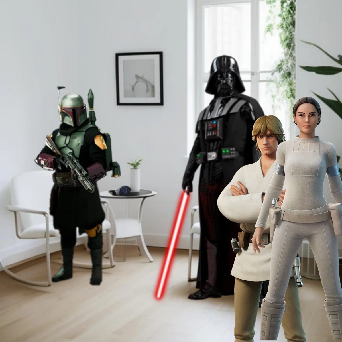 Doom4Ever's tweet photo. Boba Fett talked me into Family Therapy. Wish me luck. https://t.co/VAZdgUjIxX