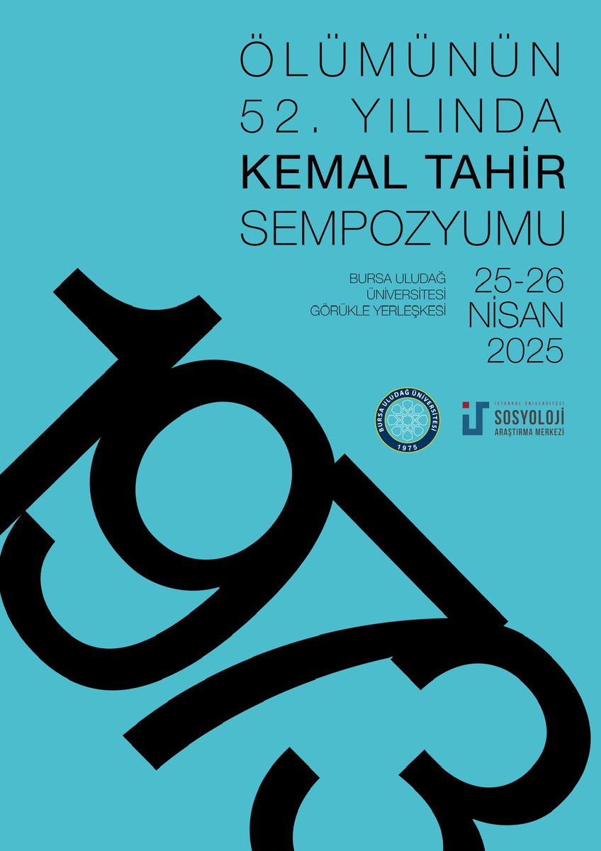 Bursa Uludağ Üniversitesi ile birlikte düzenlediğimiz “Ölümünün 52. Yılında Kemal Tahir Sempozyumu, 25-26 Nisan 2025” iki günlük Kemal Tahir etkinliğimizi bugün tamamladık.

Verimli, olağanüstü derli toplu, yeni soruların sorulduğu, yeni okumaların yapıldığı, farklı yaklaşımların