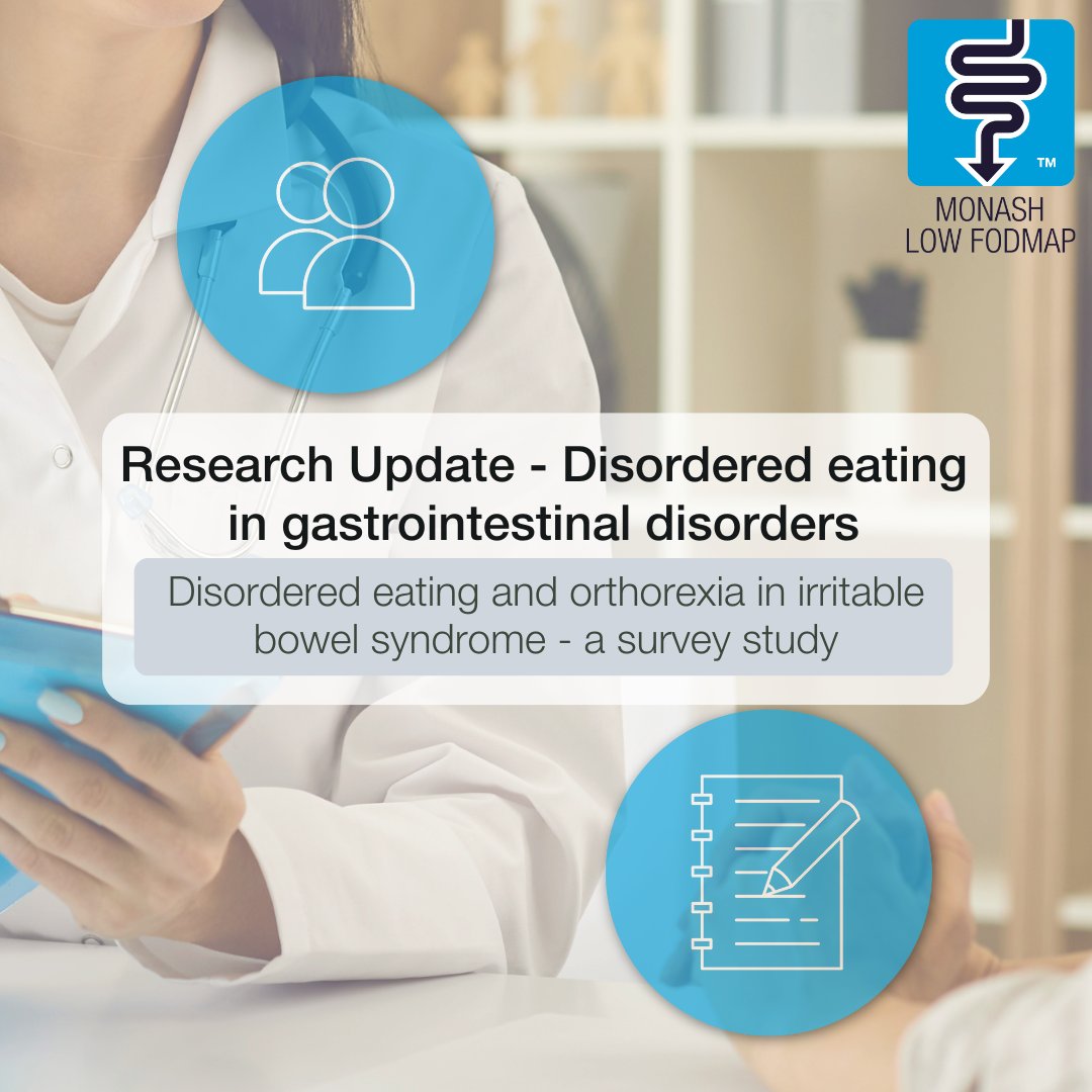 MonashFODMAP's tweet image. Bringing our week of focusing on #DisorderedEating in #IBS with @CoRe_ED_Global to a close, we wanted to share this fascinating paper on #orthorexia in IBS pubmed.ncbi.nlm.nih.gov/38606723/
@NessmahSultan @tuck_caroline @jrbiesiekierski