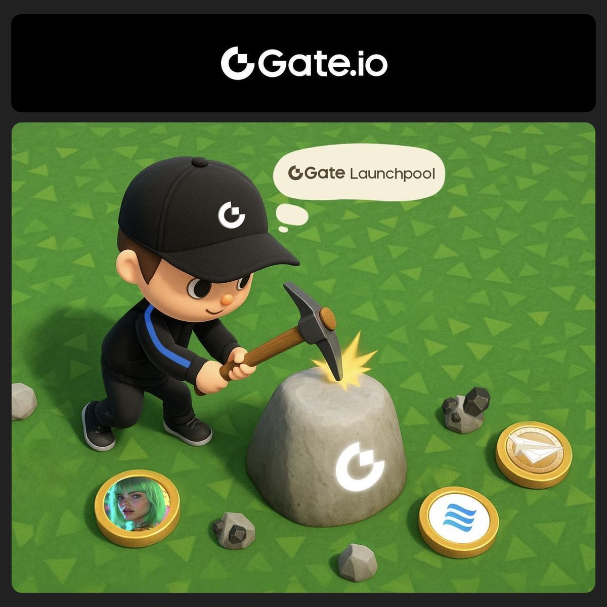 Gate_Launch's tweet photo. Over 52,000 people are earning hourly rewards right now in #GateioLaunchpool!
Which pool did you choose? Drop it below 👇
Don't miss out → https://t.co/biTI0nLSi6 https://t.co/ZQz7i6aEpv