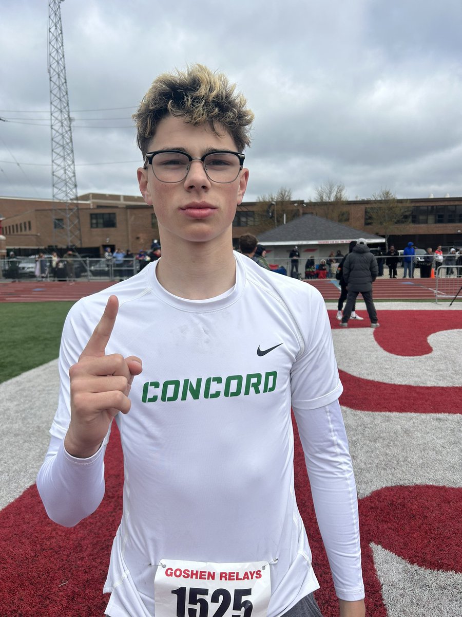 Congrats to Jack Jewett- Goshen Relays high jump champion!