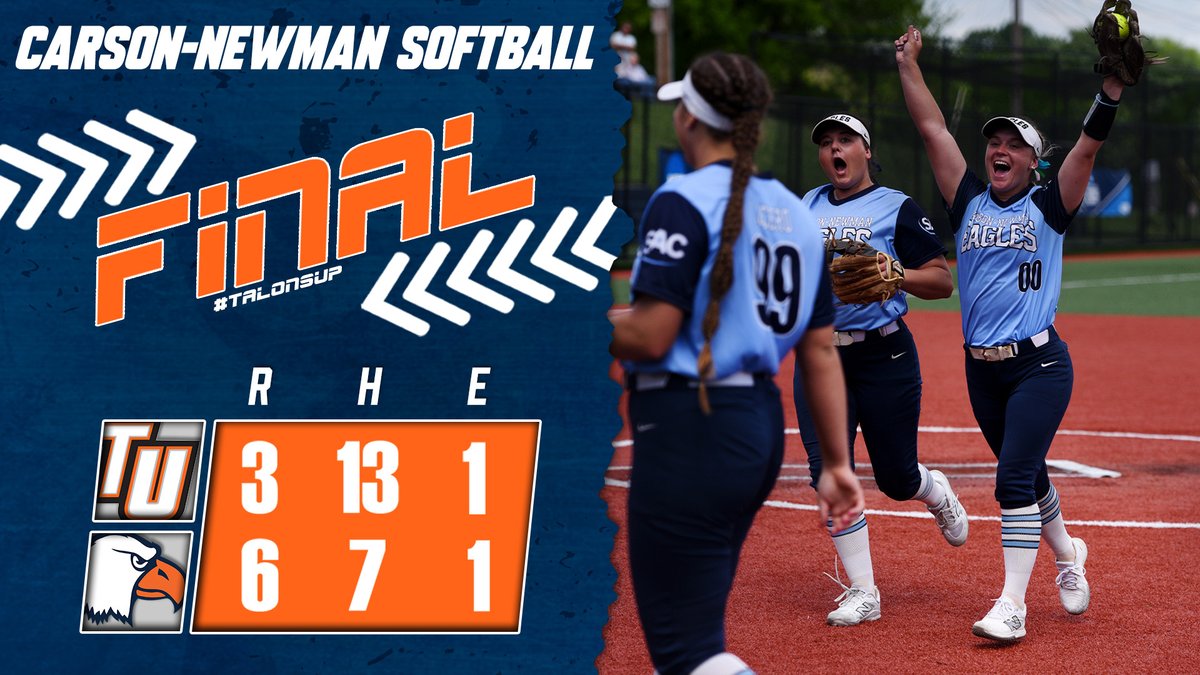 Carson-Newman Athletics (@cn_eagles) on Twitter photo A go-ahead grand slam for <a href="/MacauleyBailey/">macauley bailey</a> headlines C-N's second win in the <a href="/SAC_Athletics/">South Atlantic Conference</a> tournament.
Eagles are moving on to the finals site at Wingate next week. <a href="/syerra_rogers/">syerra rogers((:</a> slams the door with her first save
🎥⤵️
youtube.com/watch?v=eWrEXd…
<a href="/cnsball/">Carson-Newman Softball</a> x #TalonsUp A go-ahead grand slam for <a href="/MacauleyBailey/">macauley bailey</a> headlines C-N's second win in the <a href="/SAC_Athletics/">South Atlantic Conference</a> tournament.
Eagles are moving on to the finals site at Wingate next week. <a href="/syerra_rogers/">syerra rogers((:</a> slams the door with her first save
🎥⤵️
youtube.com/watch?v=eWrEXd…
<a href="/cnsball/">Carson-Newman Softball</a> x #TalonsUp