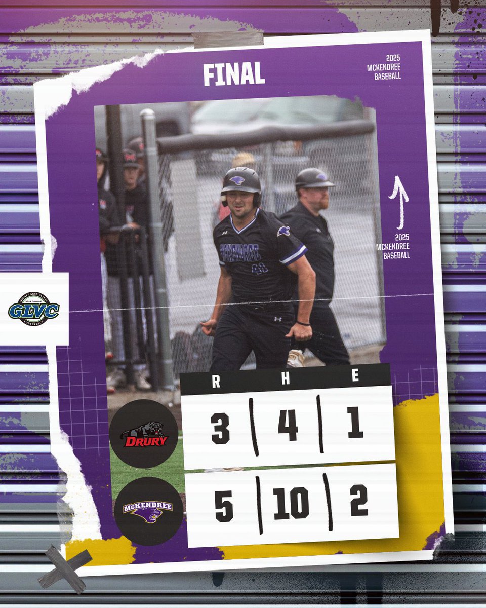 McKendree Bearcats (@mckbearcats) on Twitter photo ⚾️ <a href="/McKendree_BSBL/">McKendree University Baseball</a> scores all 5 in the top of the 5th for the win!
#GLVCbase #BearcatsUnleashed ⚾️ <a href="/McKendree_BSBL/">McKendree University Baseball</a> scores all 5 in the top of the 5th for the win!
#GLVCbase #BearcatsUnleashed
