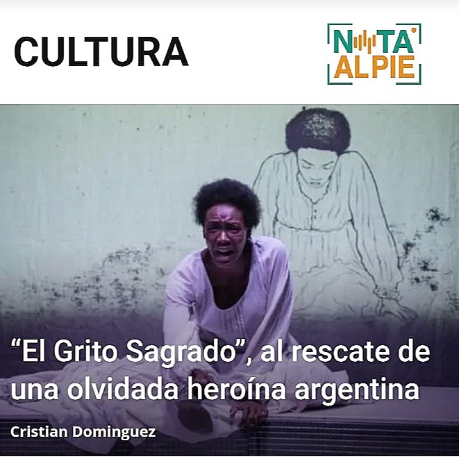🇦🇷 "El Grito Sagrado" 

✍️ @cdjournalist para <a href="/notaalpieok/">Nota Al Pie</a> ⤵️
notaalpie.com.ar/2025/04/26/cri…

Dirección @lorenaromanin 
📍Miércoles 20:30h  @itacacomplejoteatral 
Prensa: @ceci_gamboaprensa

#itacacomplejoteatral
#MaríaRemediosDelValle #Elgritosagrado
#TeatroIndependiente #CulturaCABA