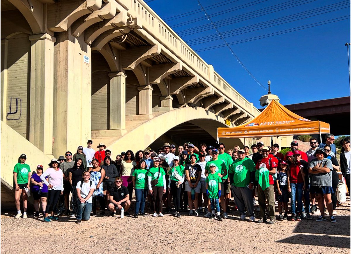 keeptempebtfl's tweet image. 🌎 Earth Month Finale Cleanup at Tempe Town Lake! 🌿

This Saturday, April 26th, Keep Tempe Beautiful wrapped up our Earth Month celebration with an amazing final cleanup at Tempe Town Lake — and what a way to finish strong!

💪 Our Impact:
•264 volunteers
•319 hours of…
