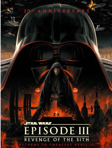 mayor_chadwick's tweet image. A great start to a Saturday, my boys took me to see the 20th anniversary release of Star Wars Revenge of the Sith
My dad took me to see all 11 of the Star Wars movies from the late 70’s to the 2000’s and has been my favorite memory with him. my boys were 1 and 5 when this was…