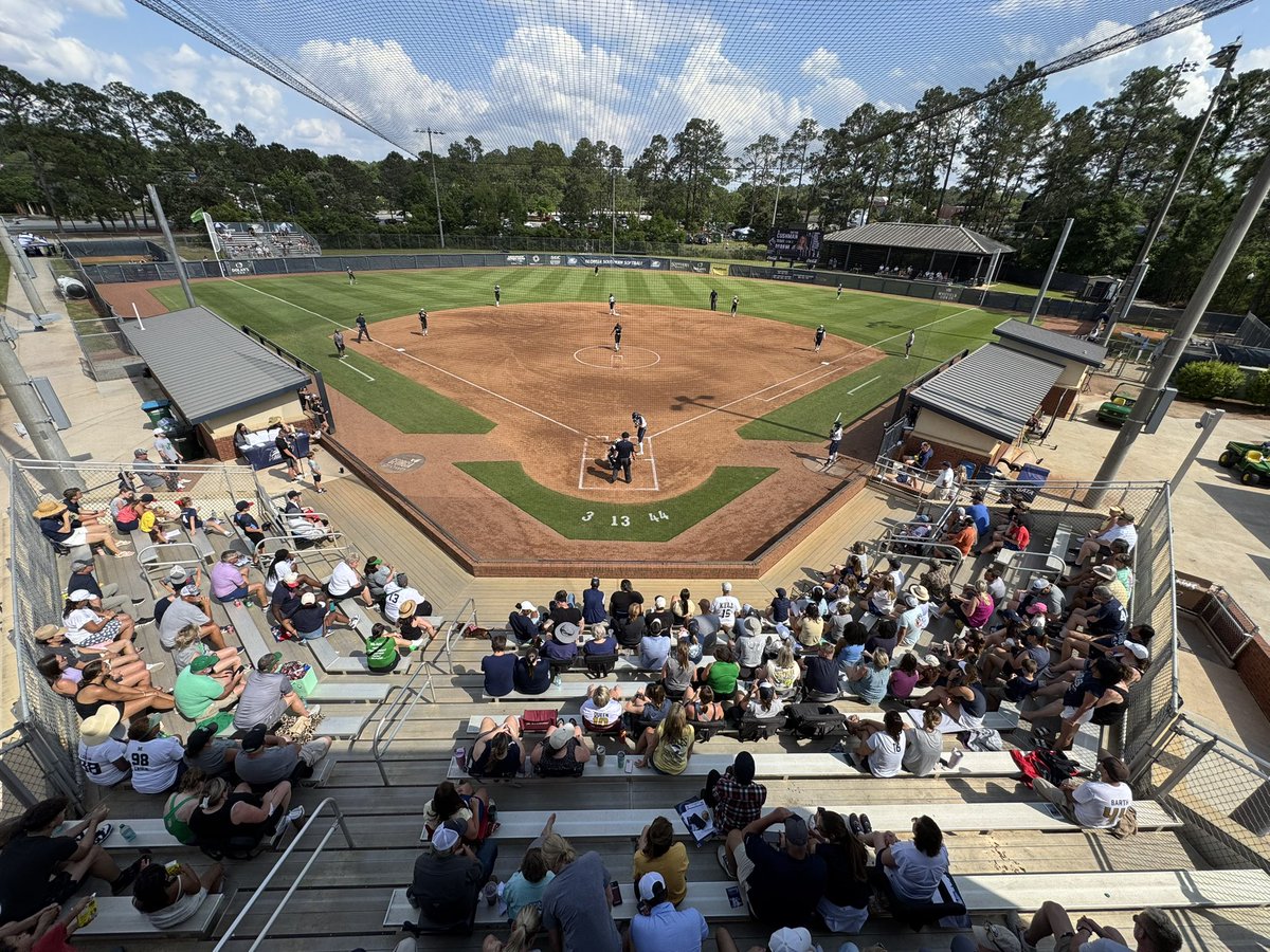 Beautiful day in the Boro celebrating our softball seniors! <a href="/GSAthletics_SB/">Georgia Southern Softball</a> 🦅

#HailSouthern | #GATA