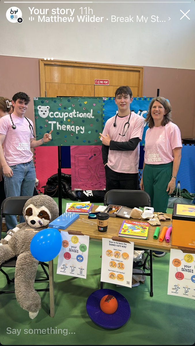 TCD OT (@tcd_ot) on Twitter photo We were delighted to see our undergraduate occupational therapy students contribute to this year’s <a href="/tcddublin/">Trinity College Dublin</a> Teddy Bears Hospital <a href="/TCDteddy/">TCD Paediatrics Society</a>
A great day of fun and learning!
<a href="/TrinityMed1/">School of Medicine, Trinity College Dublin</a>
#ThisisTrinityMed We were delighted to see our undergraduate occupational therapy students contribute to this year’s <a href="/tcddublin/">Trinity College Dublin</a> Teddy Bears Hospital <a href="/TCDteddy/">TCD Paediatrics Society</a>
A great day of fun and learning!
<a href="/TrinityMed1/">School of Medicine, Trinity College Dublin</a>
#ThisisTrinityMed