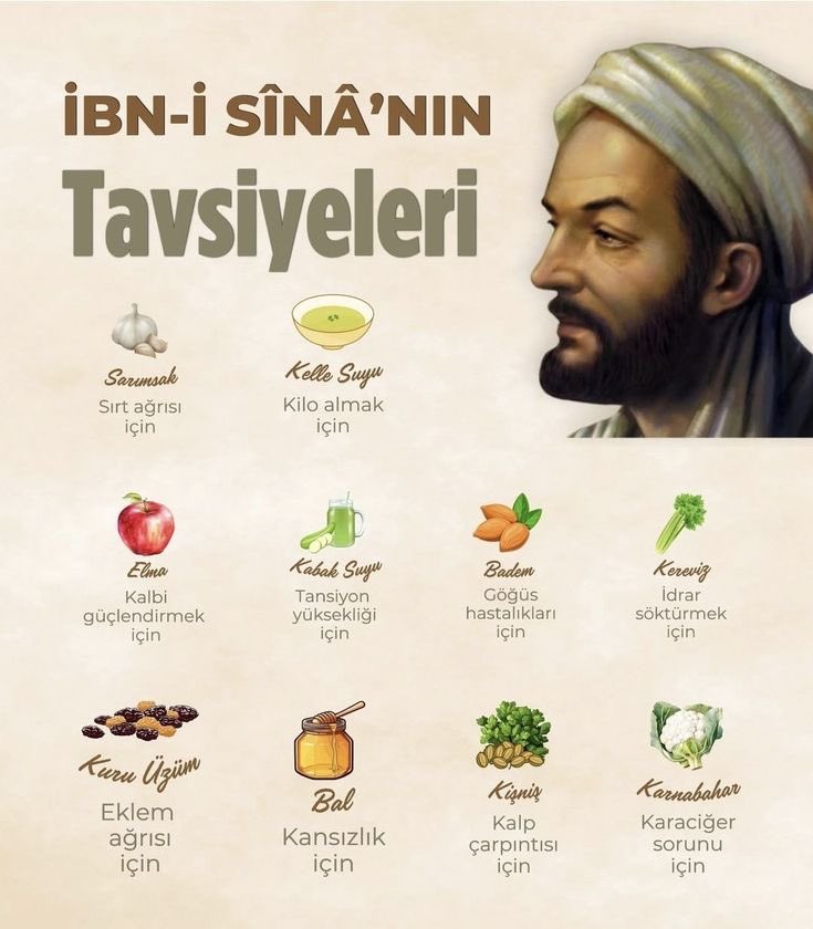 İBN-İ SÎNÂ’NIN TAVSİYELERİ 🍀
