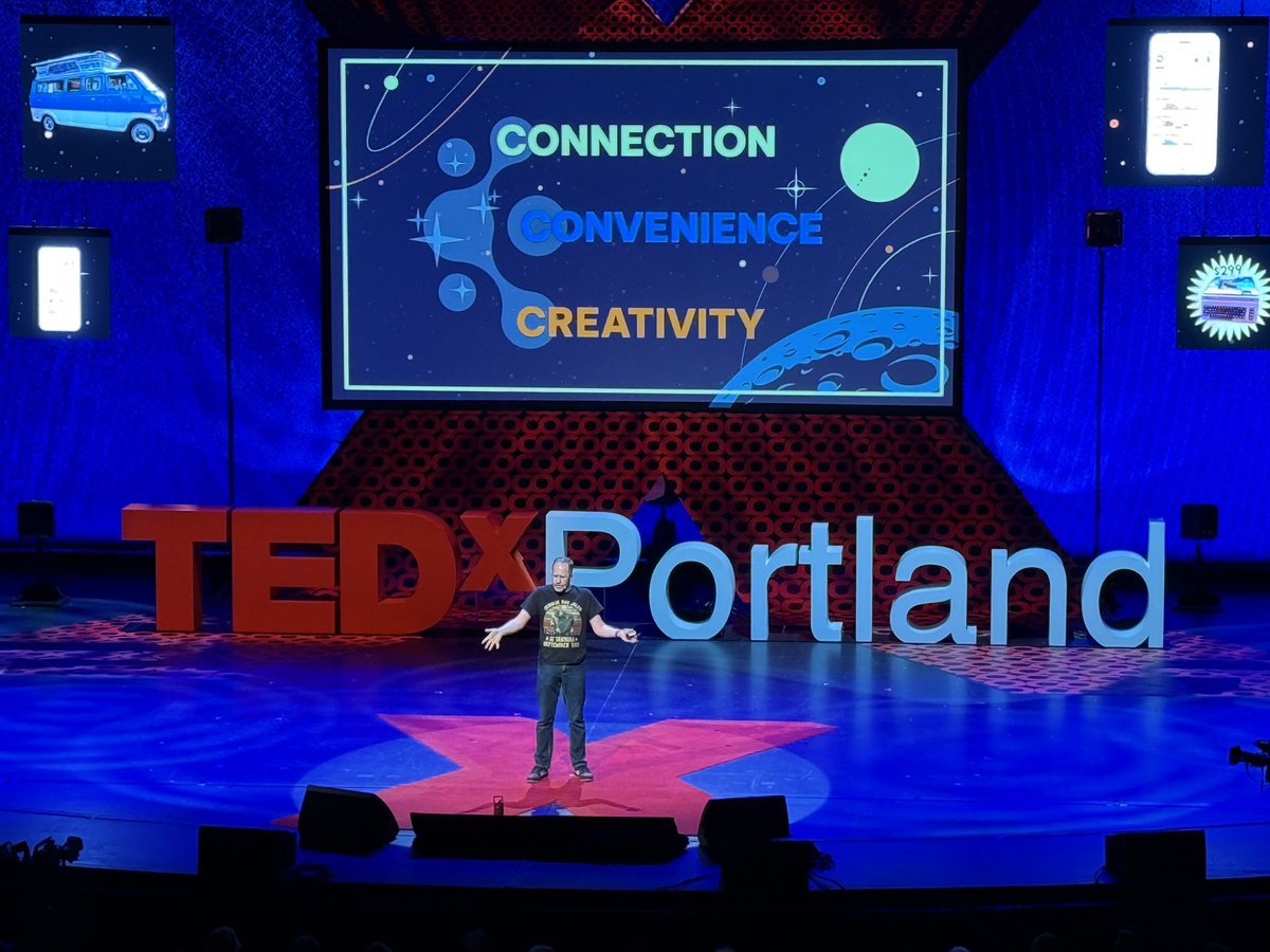marceguerra's tweet image. A great treat to be able to listen to @Microsoft’s @shanselman @@TEDxPortland talk live in Portland.