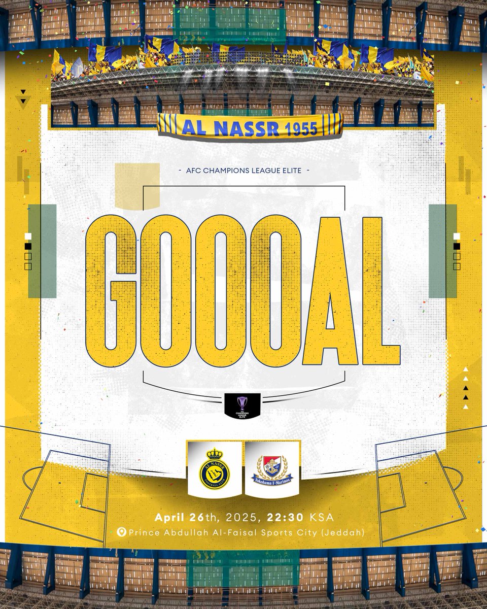 38’ | هـــــدف! 🔥
الهدف الثــالث للعالمي عن طريق رونـــالدو 🐐
#النصر_يوكوهاما⁩ | ⁦#AlNassrYokohama