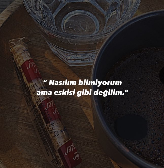 Kesinlikle değilim.