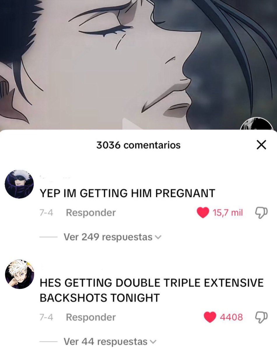 yujiglow's tweet photo. The gojo pfps is making this even more funny 😭 https://t.co/PyG81gouXJ
