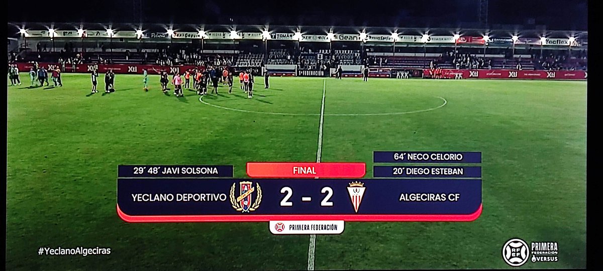 David_Perez (@davidperez_glez) on Twitter photo Gran trabajo del <a href="/AlgecirasCF/">Algeciras CF</a> en un estadio dificilísimo para practicar fútbol, donde el Yeclano se limita a bombardear con pelotazos arriba, y parando con faltas el juego del rival. Lo dicho punto de ORO de nuestro Shira, y buen viaje a casa chavales.
Grande mi Shira!!!💪🏻💪🏻💪🏻 Gran trabajo del <a href="/AlgecirasCF/">Algeciras CF</a> en un estadio dificilísimo para practicar fútbol, donde el Yeclano se limita a bombardear con pelotazos arriba, y parando con faltas el juego del rival. Lo dicho punto de ORO de nuestro Shira, y buen viaje a casa chavales.
Grande mi Shira!!!💪🏻💪🏻💪🏻