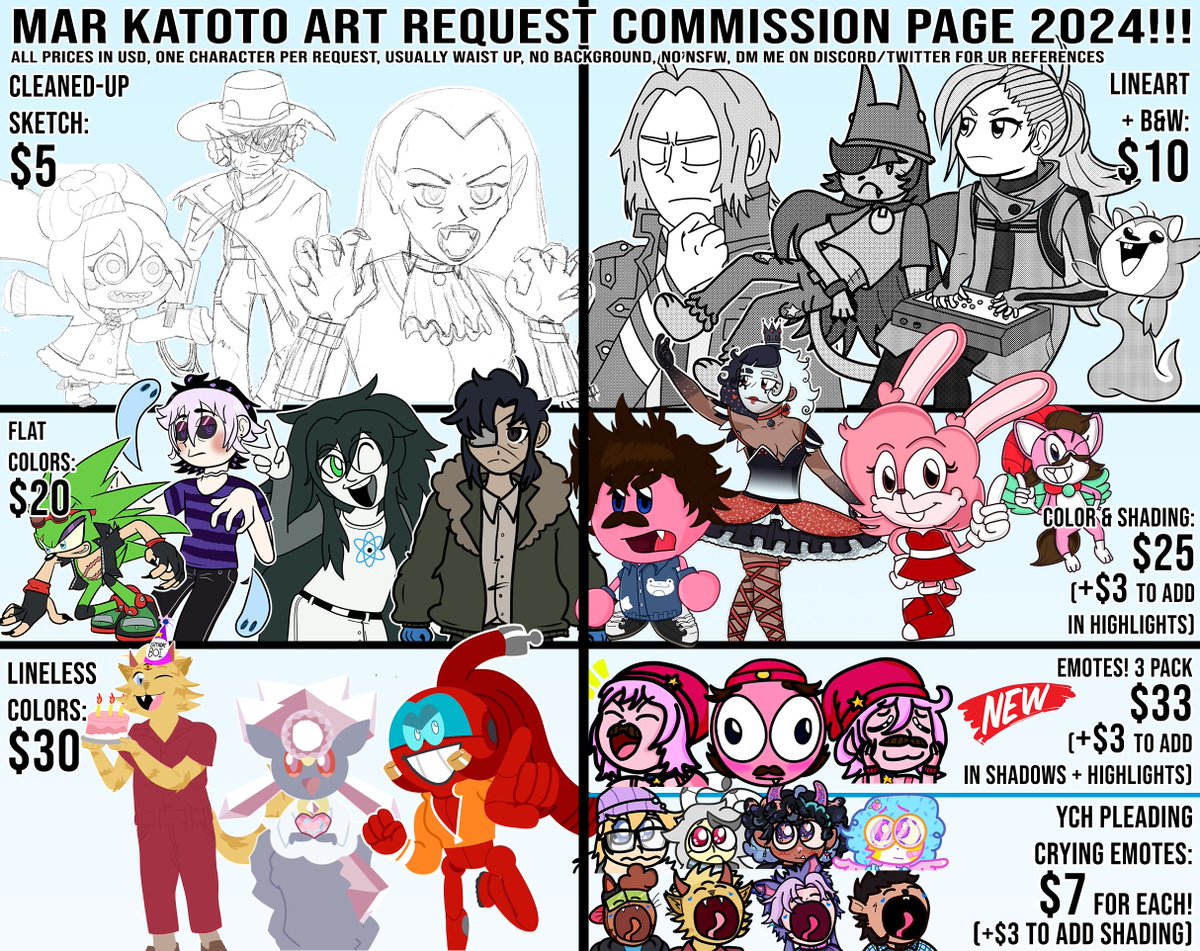 despite the arm pain... i will be going live for a short lil bit...

the rent MUST be paid.... so im live TODAY in about an hour-ish or so!!! which means ART REQUESTS are ON!!! if you would like a lil drawing from yours truly, then be sure to hit me up!!

LIVE @ around 5 PM EST!! 