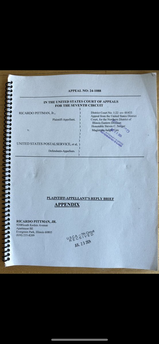 Rick Pittman Jr. (@jr1pittman) on Twitter photo We the People..!🇺🇸Viamonte Realty,LLC; Case was dismissed DWP by state-level Judge Burke against my will. The entire setup is like <a href="/realDonaldTrump/">Donald J. Trump</a> , _hit is so BAD <a href="/SenatorDurbin/">Senator Dick Durbin</a> should be thankful to <a href="/AGPamBondi/">Attorney General Pamela Bondi</a> <a href="/FBIDirectorKash/">FBI Director Kash Patel</a> #MAGA <a href="/EvergreenPatch/">Evergreen Park Patch</a> JUSTICE <a href="/USPS/">U.S. Postal Service</a> will Prevail. We the People..!🇺🇸Viamonte Realty,LLC; Case was dismissed DWP by state-level Judge Burke against my will. The entire setup is like <a href="/realDonaldTrump/">Donald J. Trump</a> , _hit is so BAD <a href="/SenatorDurbin/">Senator Dick Durbin</a> should be thankful to <a href="/AGPamBondi/">Attorney General Pamela Bondi</a> <a href="/FBIDirectorKash/">FBI Director Kash Patel</a> #MAGA <a href="/EvergreenPatch/">Evergreen Park Patch</a> JUSTICE <a href="/USPS/">U.S. Postal Service</a> will Prevail.