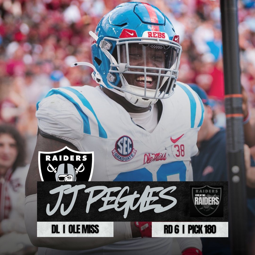 Building the foundation. The #Raiders go trenches again. 💪

Welcome to #RaiderNation <a href="/JeremiahPegues4/">JJ Pegues</a> ‼️